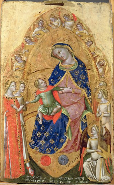 The Marriage of St. Catherine, 1358 by Lorenzo Veneziano